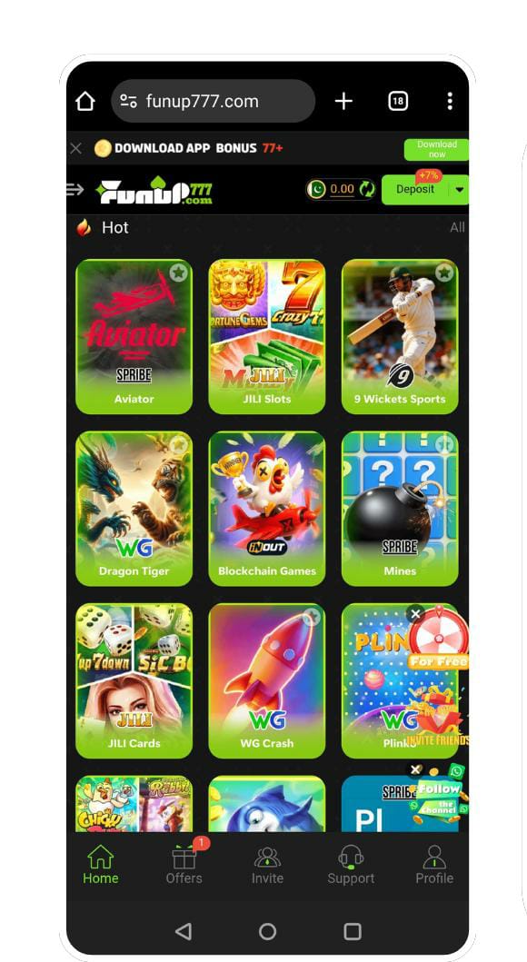 Funup777 Game App Download