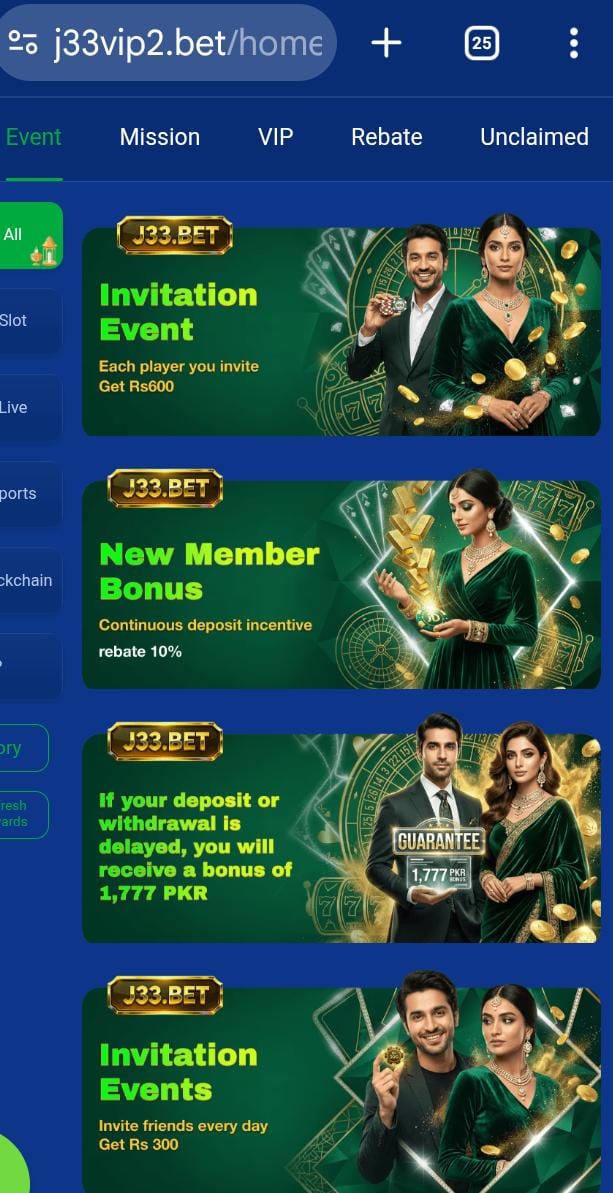 J33Bet Game Download